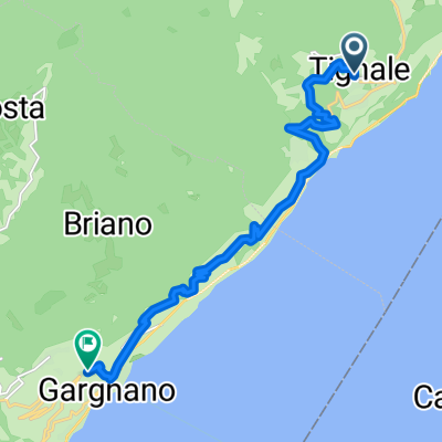 Da Gardola a Gargnano Via Prea