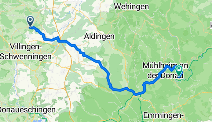 Niedereschach - Fridingen an der Donau