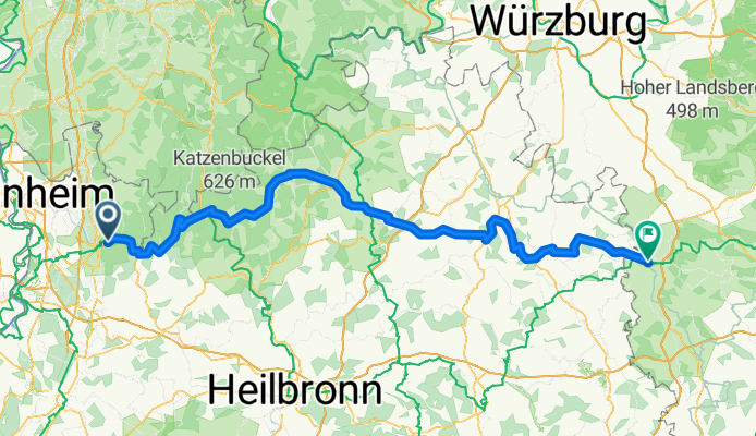 Paris-Nürnberg 10 - Heidelberg-Rothenburg ob der Tauber