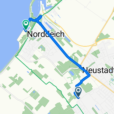 Lange Riege nach Strandstraße
