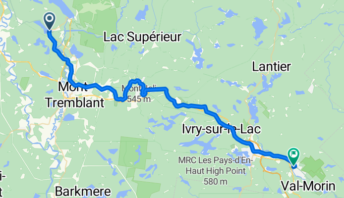 From Mont-Tremblant to Val-David