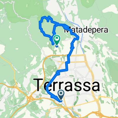 Wikiloc - Terrassa - Turó de les Roques Blanques - Collet de Can Roure - Llac Petit - Matadepera - Terrassa - Turó de les Roques Blanques - Collet de Can Rou...