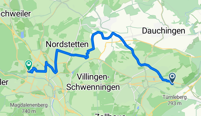 In Rammelswiesen, Villingen-Schwenningen nach Hornberger Straße, Villingen-Schwenningen