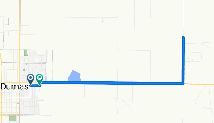 Mills Ave, Dumas to E Second St, Dumas