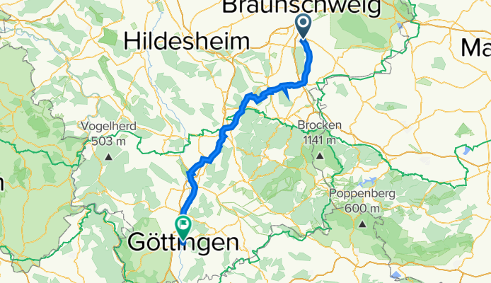 Wolfenbüttel - Seesen - Northeim - Göttingen
