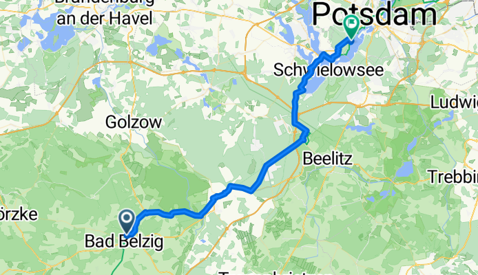 Von Bad Belzig bis Potsdam