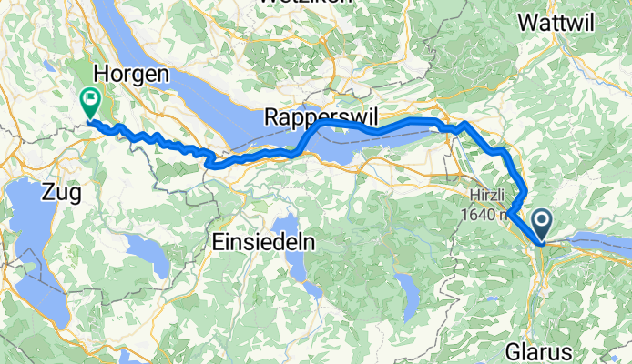 Niederurnen - Hausen am Albis