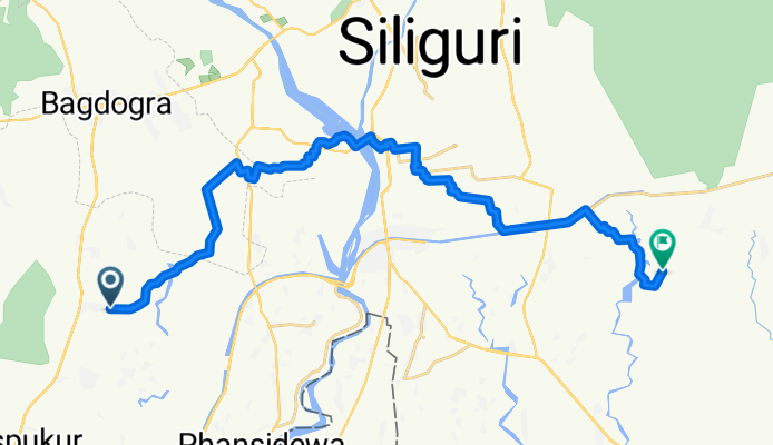 Darjeeling to Falakata Mandir
