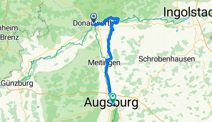 Von Donauwörth bis Augsburg