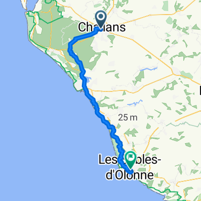 Von Challans bis Les Sables-d'Olonne