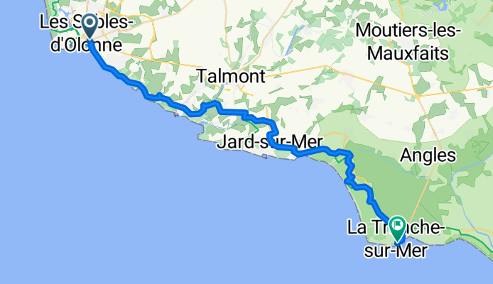 Von Les Sables-d'Olonne bis La Tranche-sur-Mer