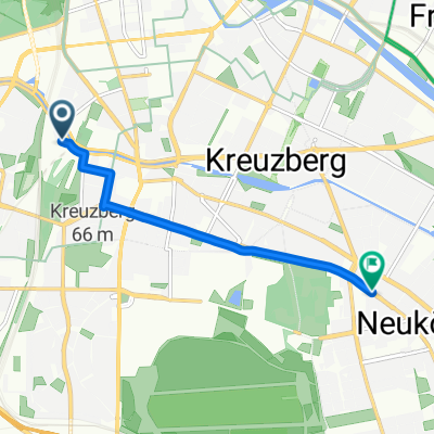 Schöneberger Straße, Berlin nach Reuterstraße, Berlin