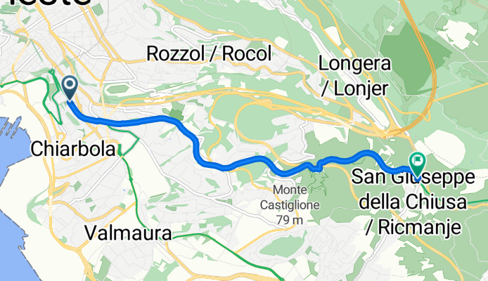 Da Via Giovanni Orlandini a Strada per San Giuseppe