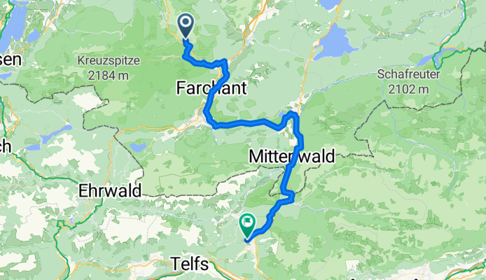 Oberammergau - Seefeld in Tirol