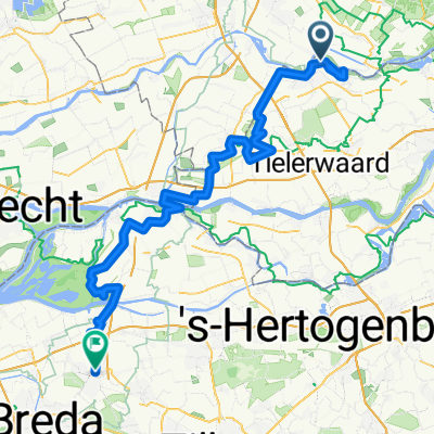 LF Waterlinieroute dag 1 Oosterhout - Beusichem