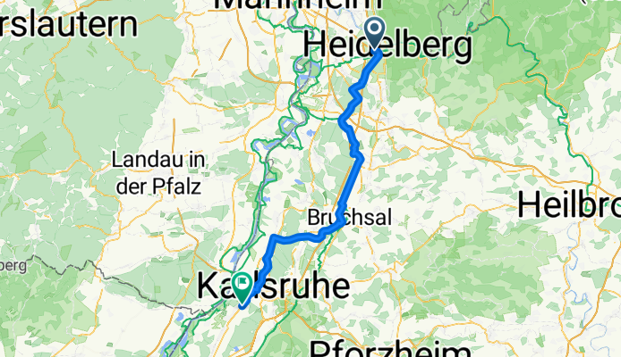 Heidelberg - Karlsruhe