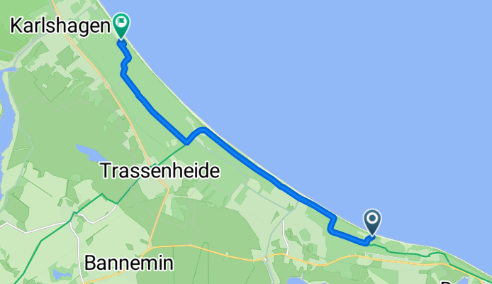 Wiederhergestellte Route