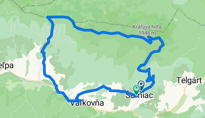 Kráľová Hoľa a okolie.
