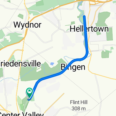 Upper Saucon Community Park Trail, Bethlehem to Upper Saucon Community Park Trail, Bethlehem