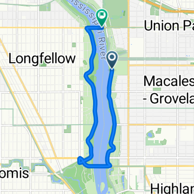 Mississippi River Boulevard to North Mississippi River Boulevard