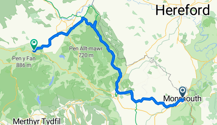 From Monmouth to Brecon