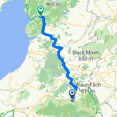 From Brecon to Aberystwyth