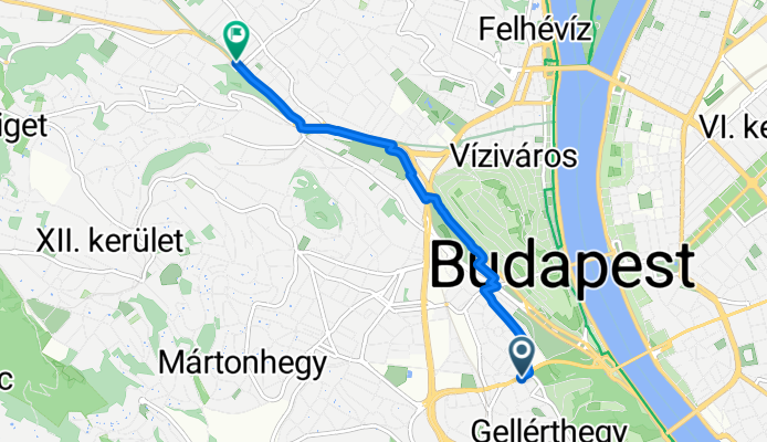 Szirtes út, Budapest - Szilágyi Erzsébet fasor, Budapest