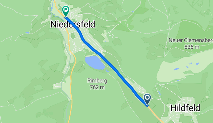 L 872, Winterberg nach Ruhrstraße, Winterberg