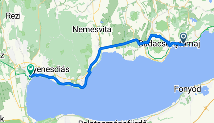 Badacsonytomaj - Keszthely