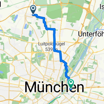 Paul-Preuß-Straße, München nach Einsteinstraße, München