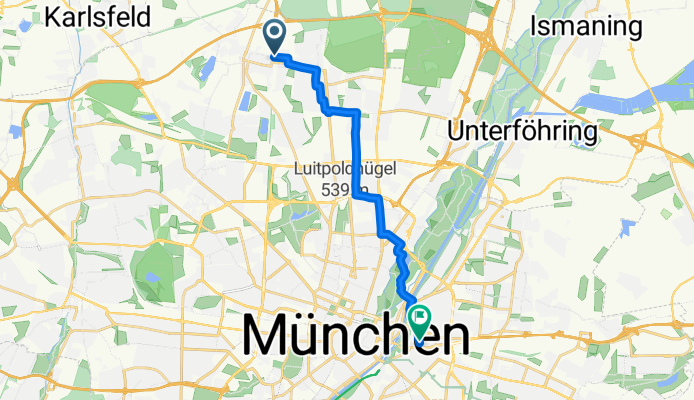 Paul-Preuß-Straße, München nach Einsteinstraße, München