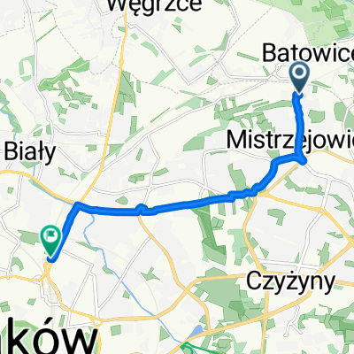 osiedle Piastów do aleja Listopada