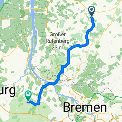 Neue Dorfstraße, Beverstedt nach Hogelied, Hude (Oldenburg)