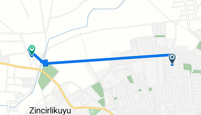 Köklüce Sokak to Melodi Sokak
