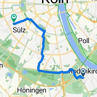 Nemeterstraße, Köln nach Kerpener Straße, Köln