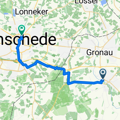 Gronauer Straße, Gronau (Westfalen) nach H B Blijdensteinlaan, Enschede