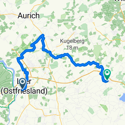 Von Leer (Ostfriesland) bis Westerstede