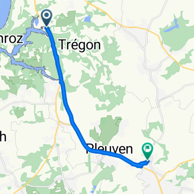 Route de Bénodet, Quimper à Karn Moel, Fouesnant