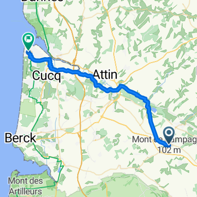 From Campagne-lès-Hesdin to Le Touquet-Paris-Plage