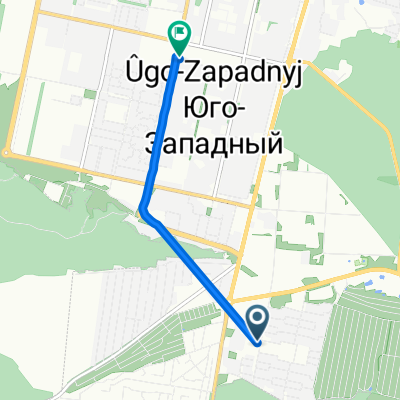 От Тюльпановая улица до улица Тухачевского