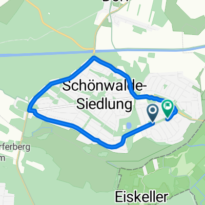 Eichenallee, Schönwalde-Glien nach Eichenallee, Schönwalde-Glien