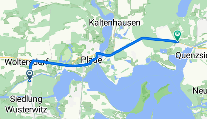 Wusterwitzer Straße, Bensdorf nach Plauer Landstraße, Brandenburg an der Havel