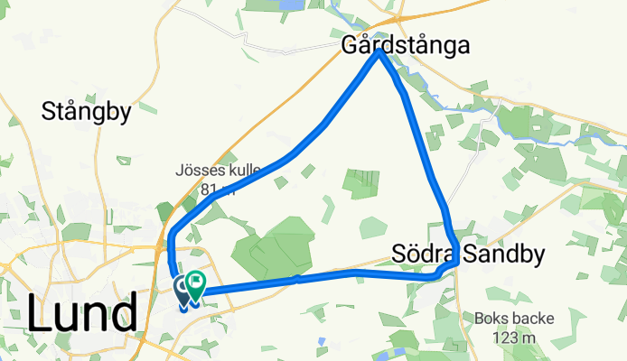 Skolbänksvägen, Lund to Skolrådsvägen, Lund