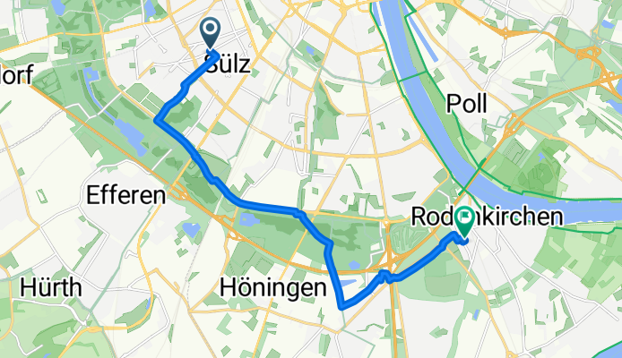 Leichtensternstraße, Köln nach Nemeterstraße, Köln
