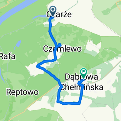 Chełmińska, Czarże do Targowa, Dąbrowa Chełmińska