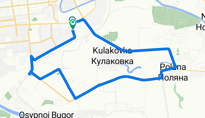 улица Космонавтов, Астрахань до улица Космонавтов, Астрахань