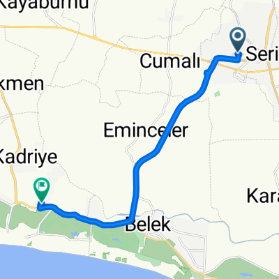 Büyük İskender Caddesi No:16/8 to Akınlar Cad