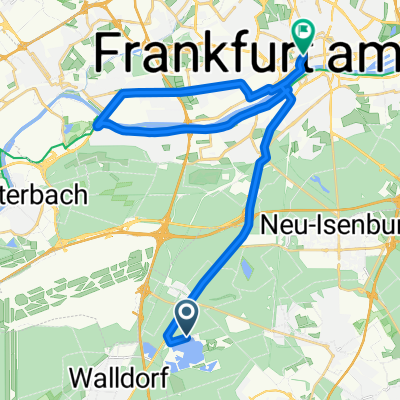 Frankfurt-City-Triathlon Radstrecke Olympisch