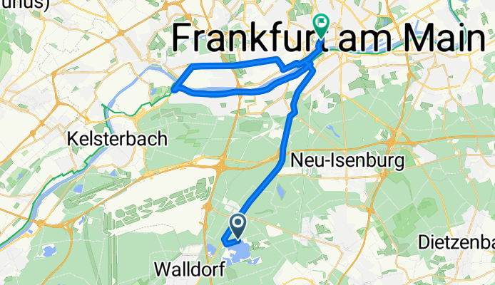 Frankfurt-City-Triathlon Radstrecke Olympisch