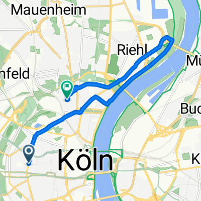 Hohenzollernring 16-18 to Kasparstraße